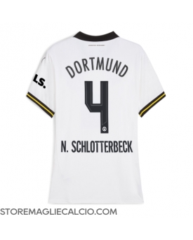 Borussia Dortmund Nico Schlotterbeck #4 Maglia Gara Terza Repliche 2024-25 Donna Maniche Corte
